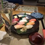 Susi Kiyo Hara - 寿司とスパークリングワイン(^O^)／
