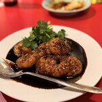 獅天鶏飯ハナレ - 獅天特製海老炒め　黒胡椒