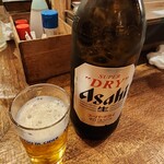 まるしん - 瓶ビール・大(550円)