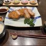とんかつ和幸 匠庵 - ひれ・ロース盛合せ膳