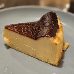 グリル末松 - バスク風チーズケーキ