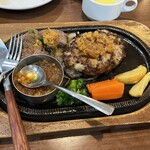 スエヒロ館 - ハンバーグとステーキセット