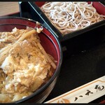 八天庵 - 料理写真:カツ丼 そば付き(￥1000)