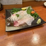 活魚料理 広海 - 目板ガレイのお造り