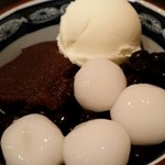 いり江 - クリーム白玉豆かん