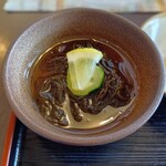 レストラン首里杜 - もずく