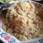 中華料理故郷 - 醤油ラーメン定食の炒飯。セットでもハンチャンとかじゃなく当たり前の量でお腹ｈいっぱい！