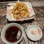 お食事処 居酒屋 英松 - イカ天ぷら