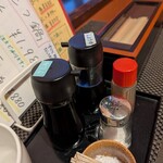 お食事処 居酒屋 英松 - 卓上調味料