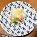 悠久 - お新香♫ ちょっと少な過ぎ笑