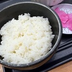 美野里パーキングエリア（上り線）フードコート - ご飯に漬物♫