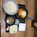 吉野家 - ハムエッグ納豆定食