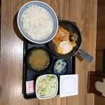 吉野家 - ハムエッグ納豆定食