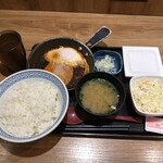 吉野家 - ハムエッグ納豆定食