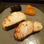 小料理 おばんです - 真鱈の西京味噌浸焼2015.1月
