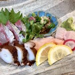 居酒屋はまちゃん - 刺身の盛り合わせ