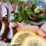 居酒屋はまちゃん - 刺身の盛り合わせ