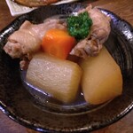 千萬 - 手羽と大根煮つけ