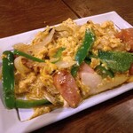 千萬 - シャウエッセン炒め