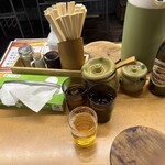 鍋焼らうめん ひさし - 3:00amの瓶ビール
