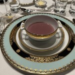 エスパシオナゴヤキャッスル - 紫イモのポタージュスープ