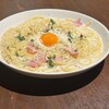 淡路生麺 出汁スープパスタ専門店 パスタマン 麺男 - 出汁カルボナーラ