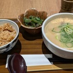 豊後茶屋  - 【だんご汁セット】1,050円（税抜き）