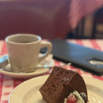 グランド・セントラル・オイスターバー&レストラン - ランチデザート ココアシフォンケーキ 550円