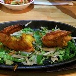 インディアンダイニング プラクリティ - プラウンティッカ。海老のフライのようなおつまみ。