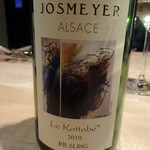 bb9 - 烏賊にに合わせて、Alsace Riesling Le Kottabe 2010 Josmeyer :France