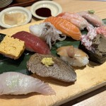 もりもり寿し - ＋サーモンのあら汁