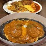 心斎橋 ミツヤ - 全部のせ鉄板スパゲッティもボリューミー！！！