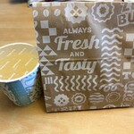 ゼッテリア - ドリンク写真:ソーセージマフィンのハッシュポテトセット４９０円。