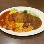 心斎橋 ミツヤ - 伝説のミツヤライス・ジャンボ☆。.:＊・゜大きさ伝われー！！(*｣´□`)｣