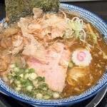 麺奏 弥栄 - 魚介豚骨。