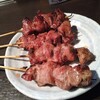 やきとん みつぼ - カシラ(頬)121円 ハツ(心臓)110円