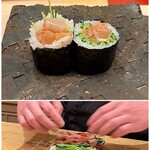 鮨 陸 - 追加：ヒモキュウ巻き