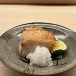 鮨 陸 - 白甘鯛 松笠焼き 愛媛の藤本さんより