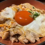 炭火串焼 鶏魚 - 親子丼いただきます