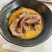 鎌倉 和牛すき焼きしゃぶしゃぶレストラン Sasho - 赤身を少し残す程度がおすすめ