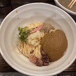 魚々麺 園 - カキの和え玉