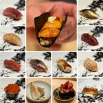 鮨 浜なな - 赤酢シャリ握り