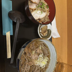 比内地鶏と肉そば 蕃山 - 