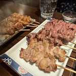 晴れ桜 - 最高な焼き鳥盛り合わせ10本(大山鳥)1480円