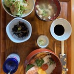 浪花寿司 - 海鮮丼1870円