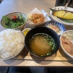 ネオ和食居酒屋 君に会いたくなるから - お魚の西京味噌焼き定食をご飯大盛りで