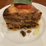 OSTERIA il FUOCO - ナポリ下町風焼きパスタティンバッロ。ケーキみたいな見た目