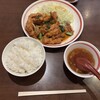 一楽 - 若鶏のピリ辛炒め定食