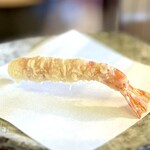 天ぷら 荒川 - 車海老。