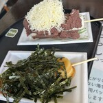 横丁とうふ店 最上川千本だんご - 焼きあんバター/のりみたらし